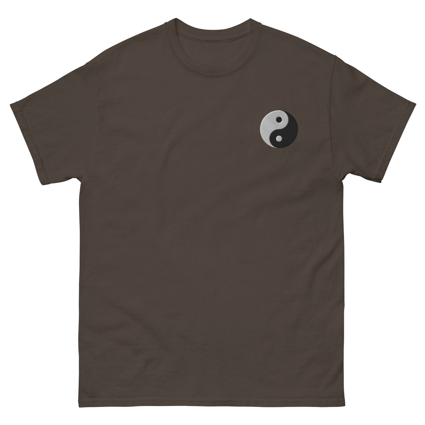 Men's Embroidered Yin and Yang Tee