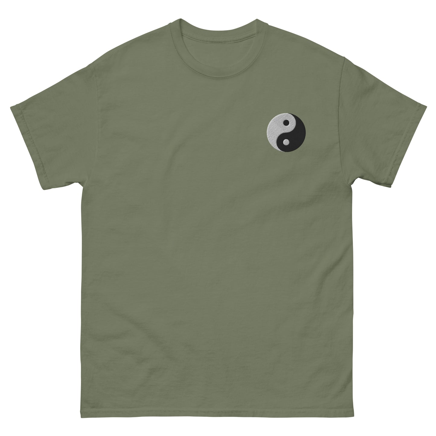 Men's Embroidered Yin and Yang Tee