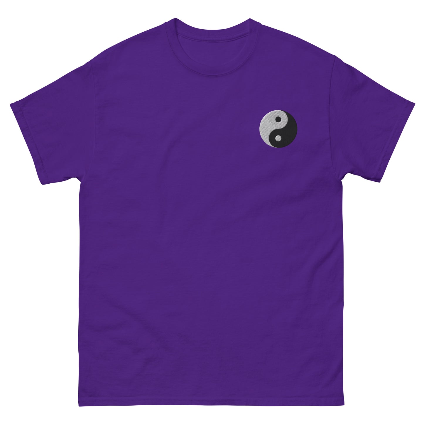 Men's Embroidered Yin and Yang Tee