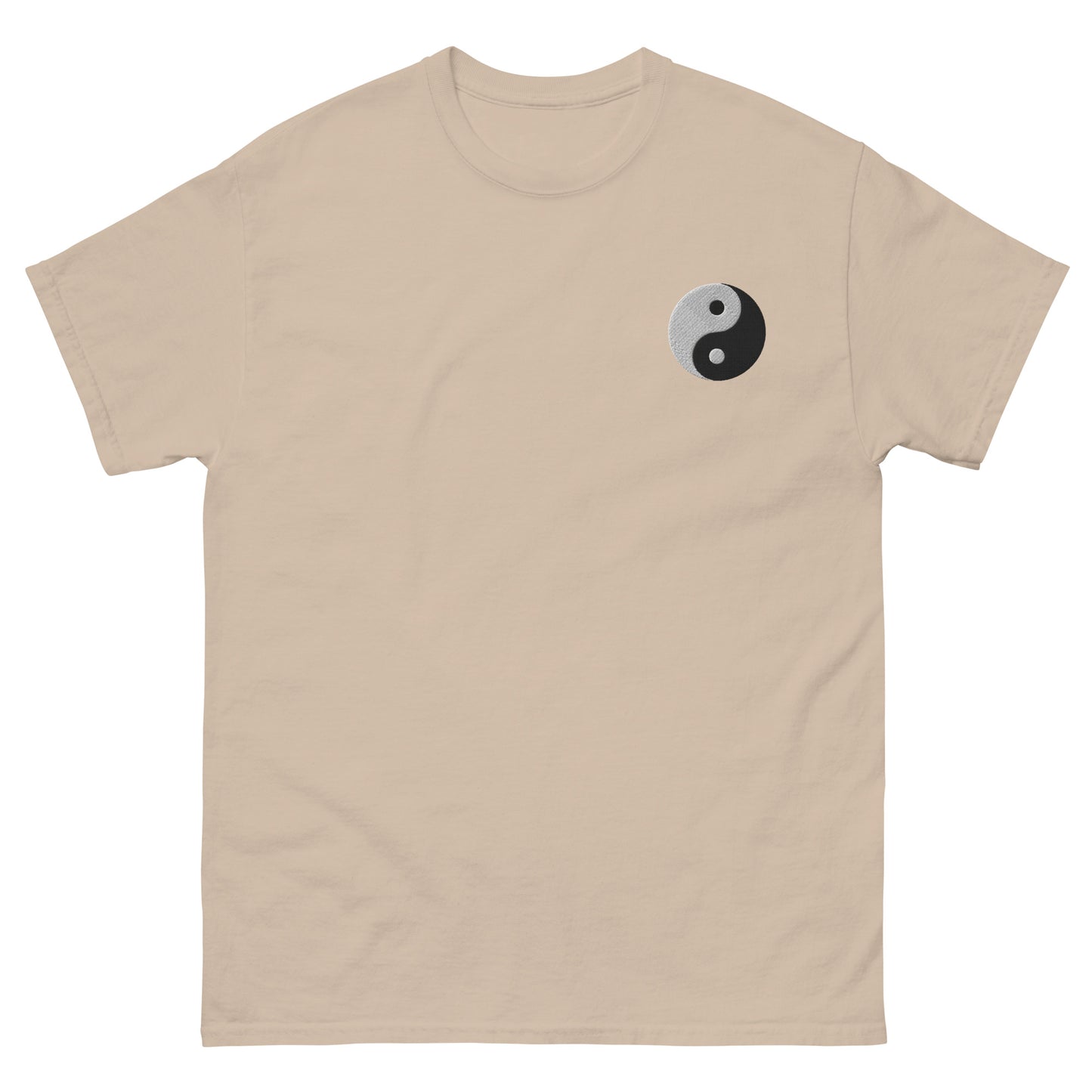 Men's Embroidered Yin and Yang Tee