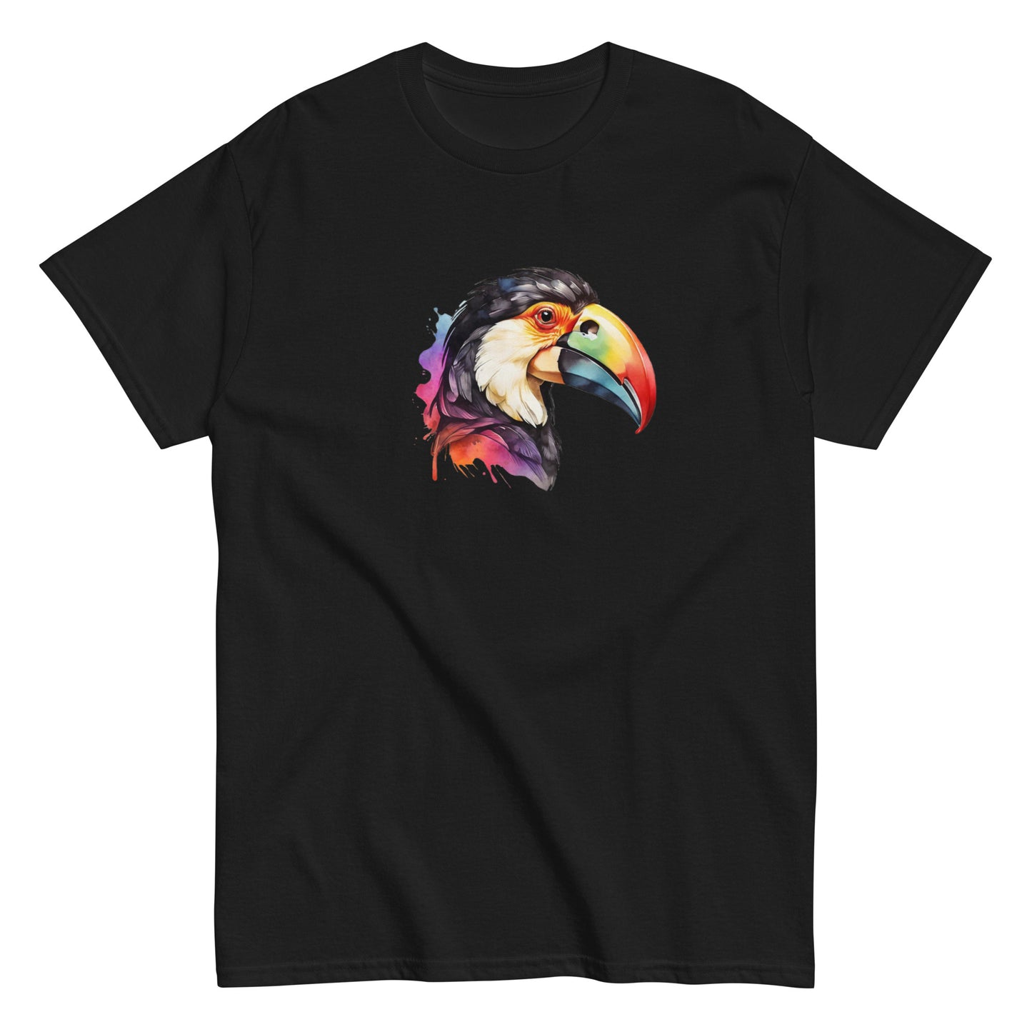 Water Paint Toucan Men's Tee