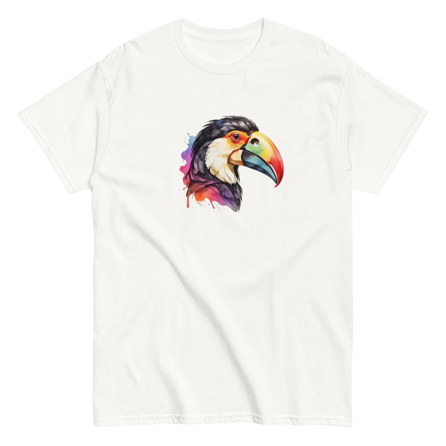 Water Paint Toucan Men's Tee