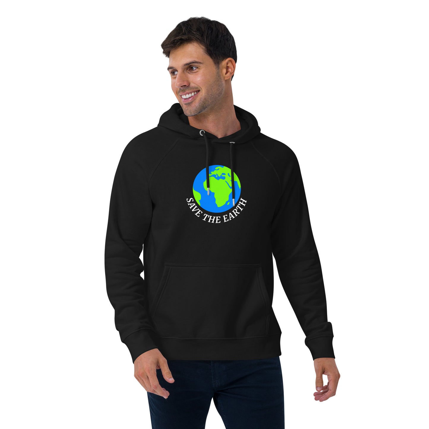 Men's Save the World Eco Raglan Hoodie