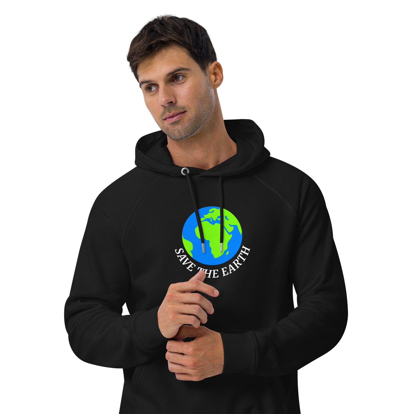 Men's Save the World Eco Raglan Hoodie