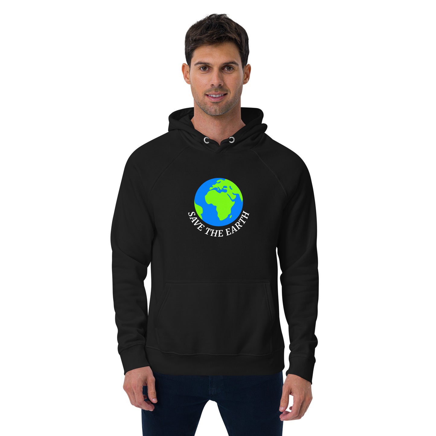 Men's Save the World Eco Raglan Hoodie