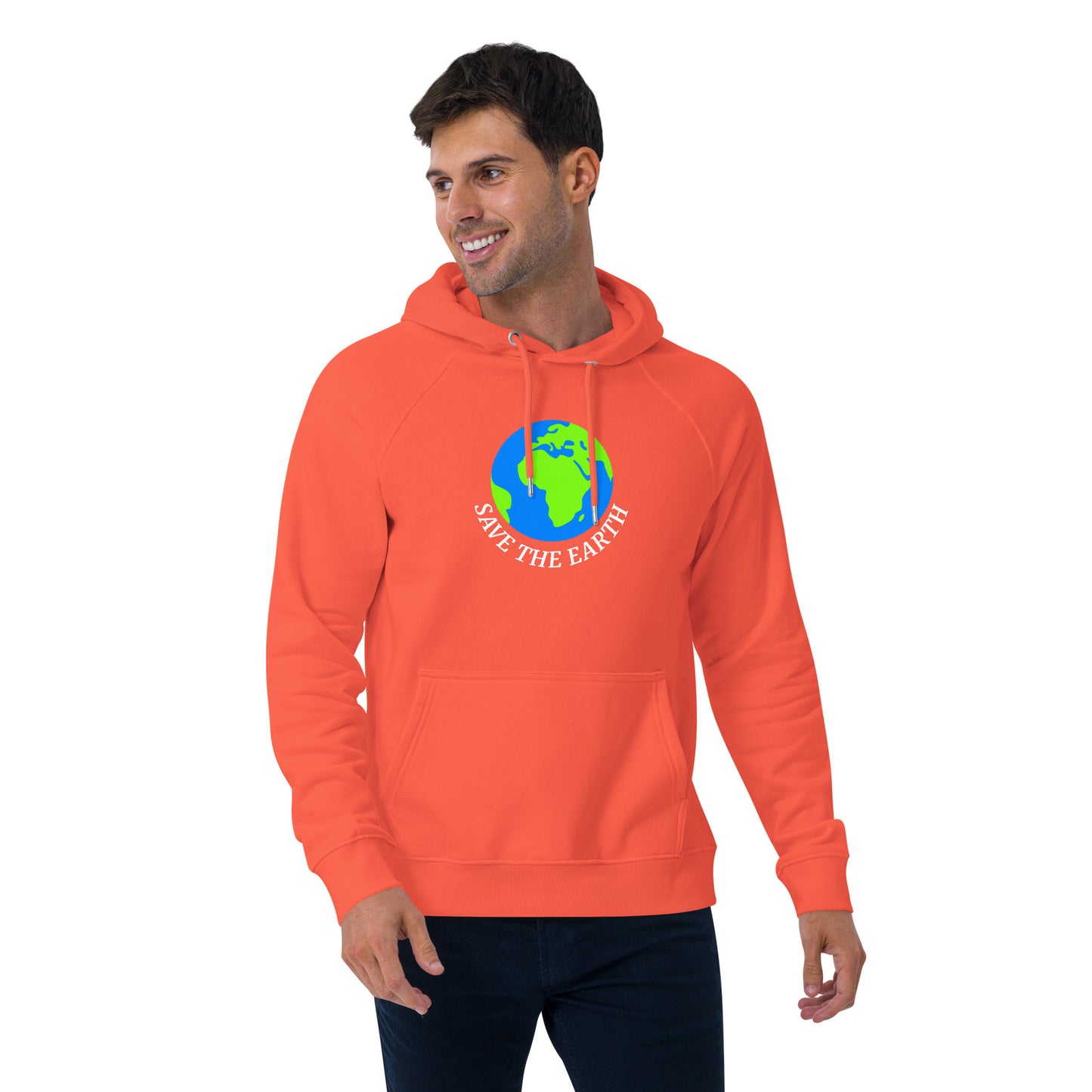 Men's Save the World Eco Raglan Hoodie