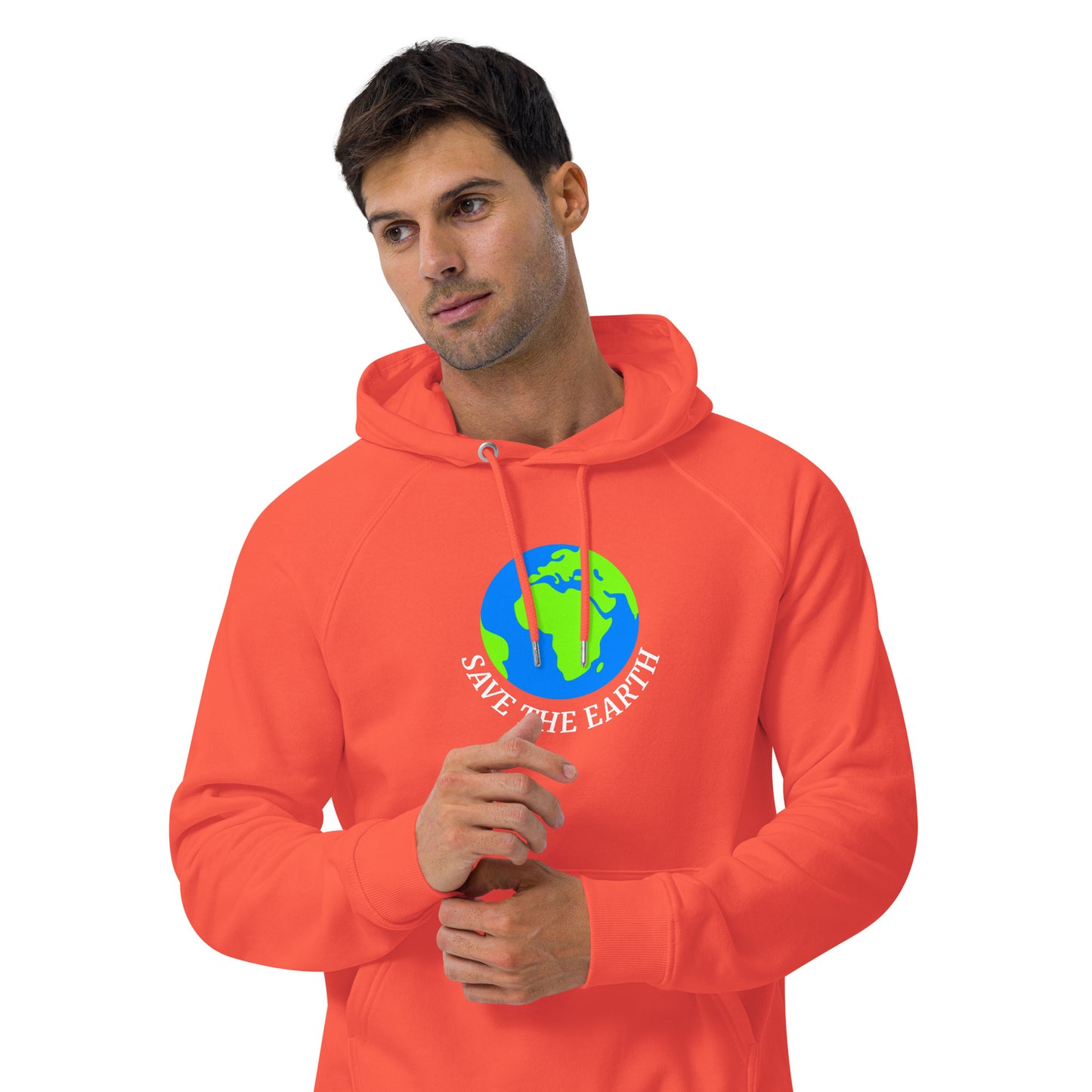 Men's Save the World Eco Raglan Hoodie