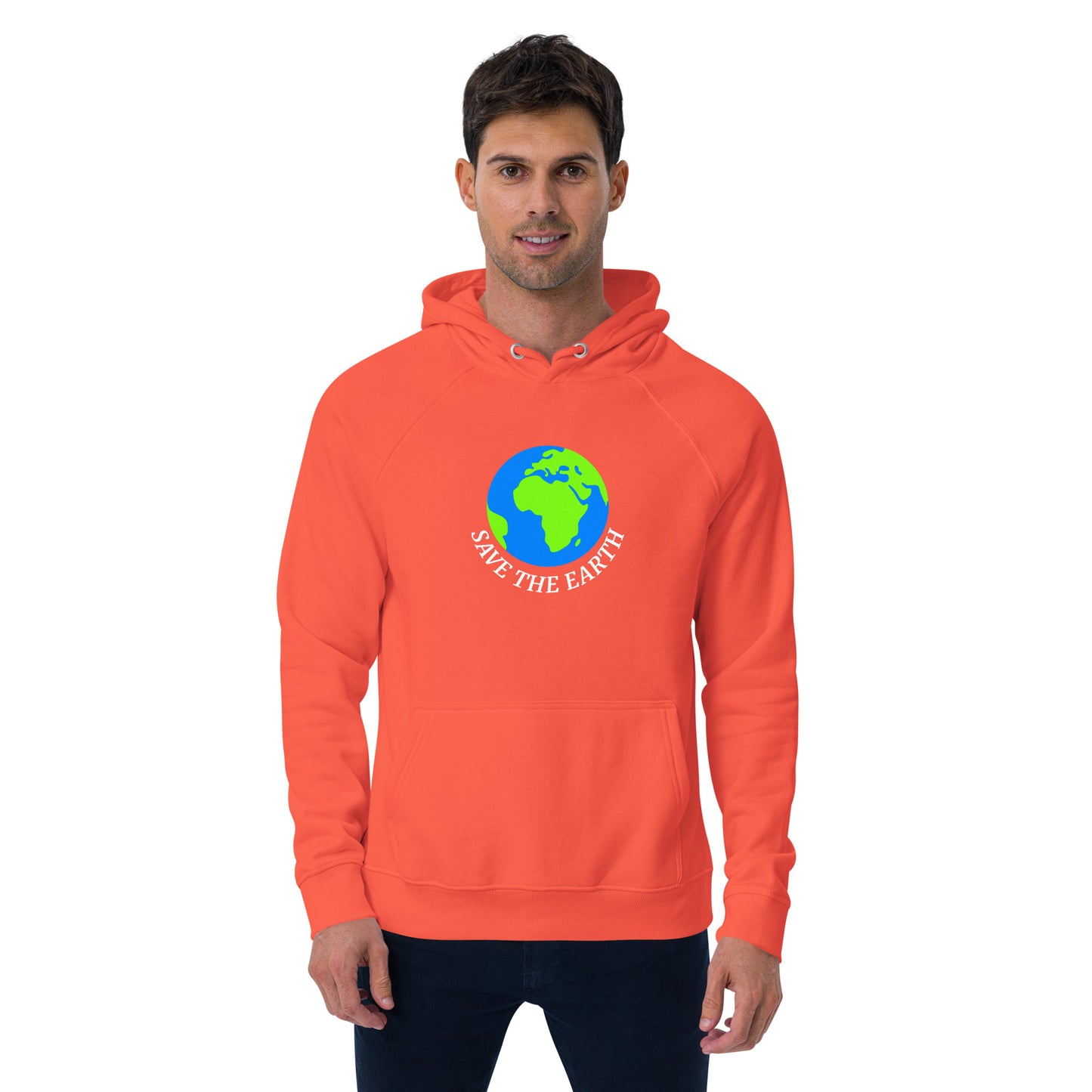 Men's Save the World Eco Raglan Hoodie