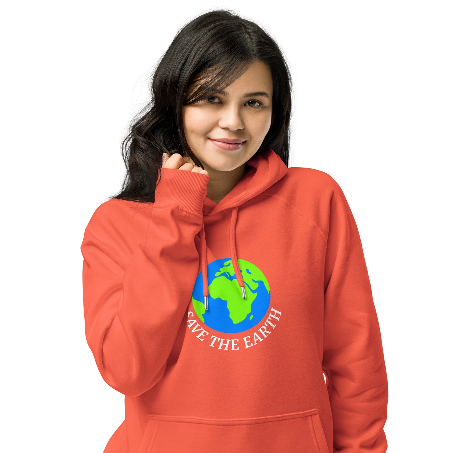 Women's Save The World Eco Raglan Hoodie