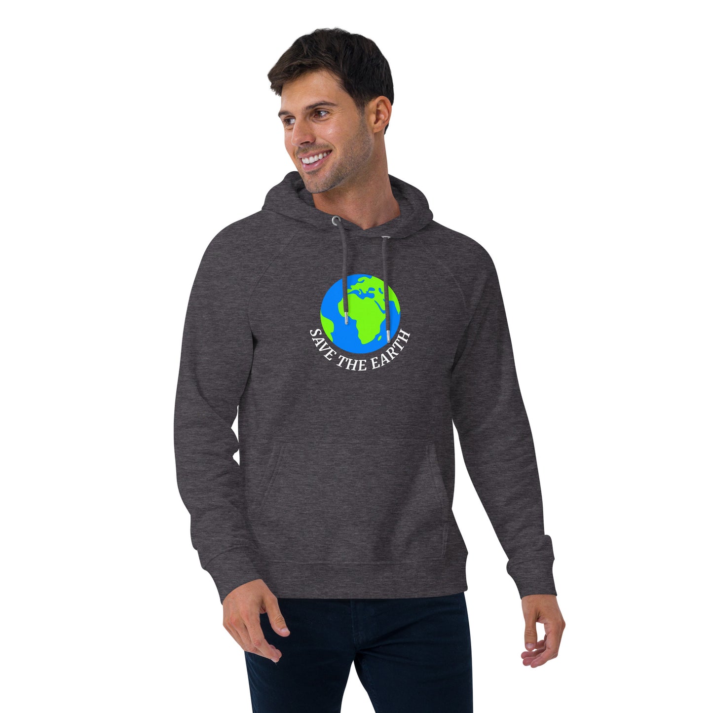 Men's Save the World Eco Raglan Hoodie