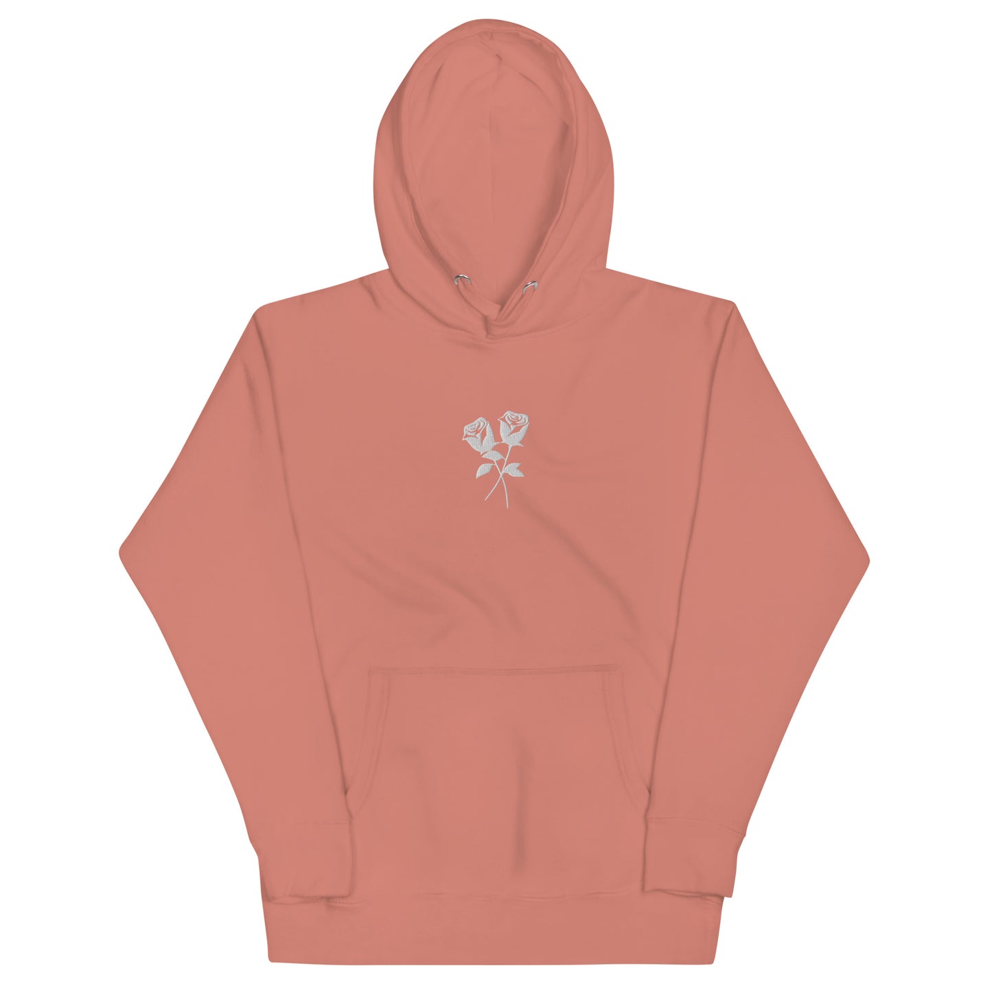 Roses Embroidered Hoodie