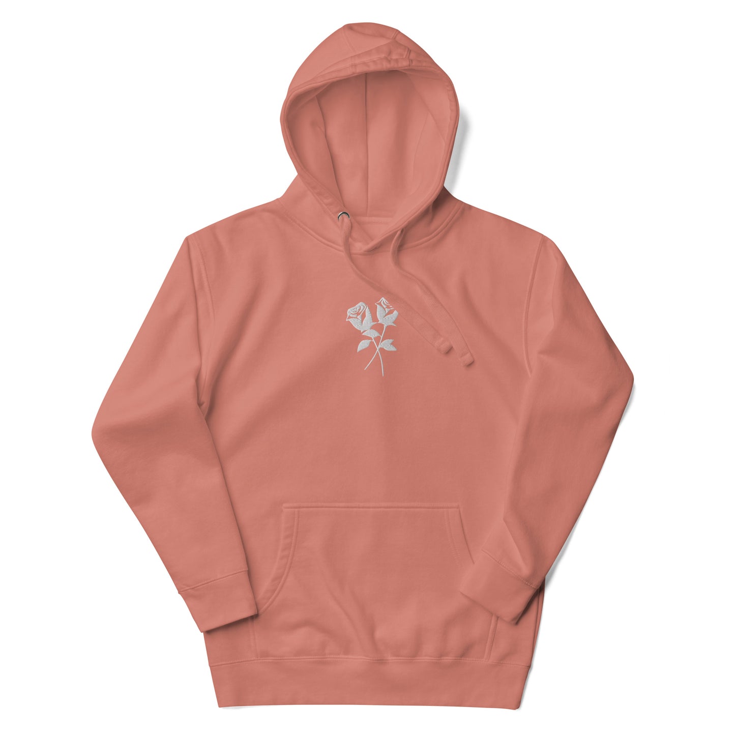 Embroidered Roses Hoodie