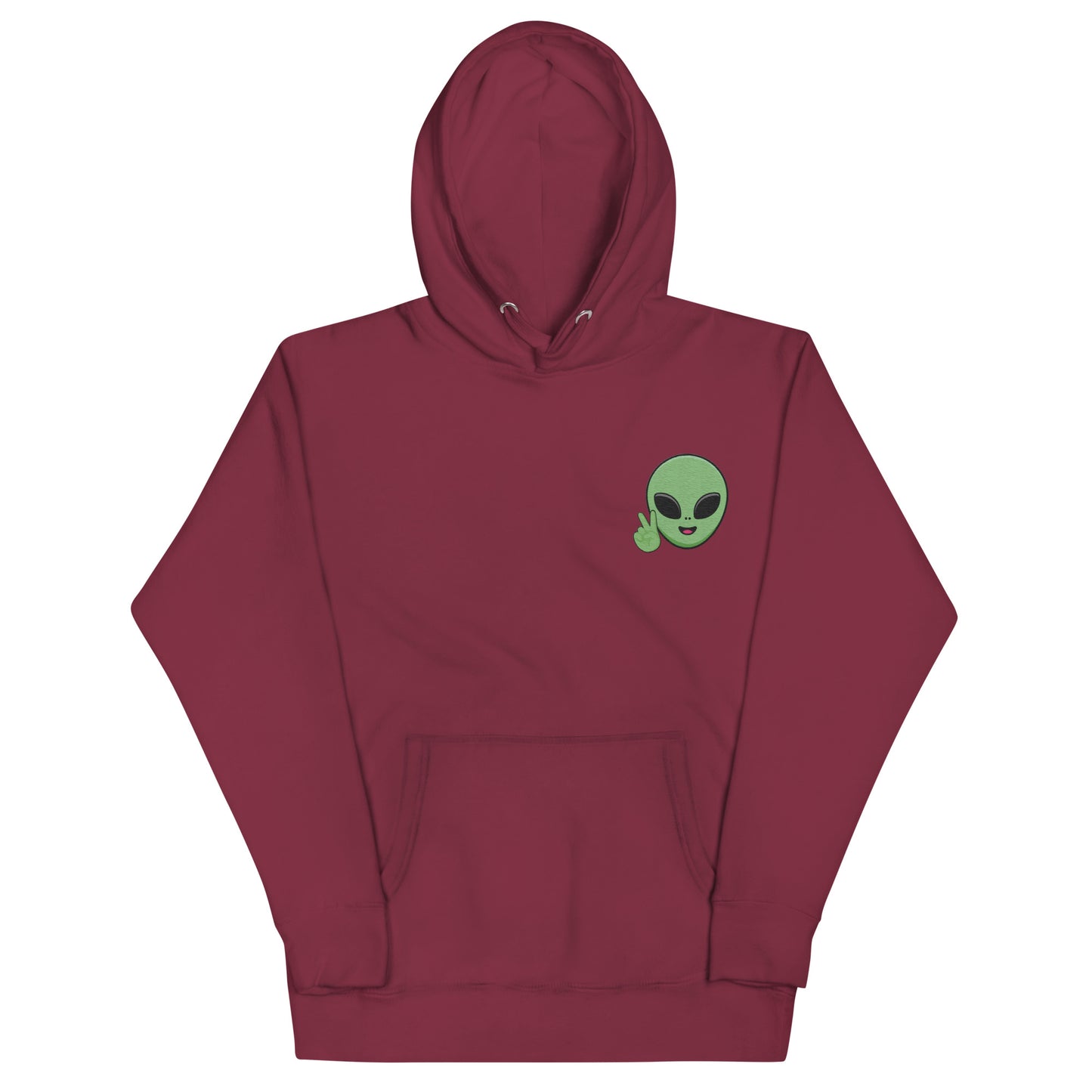 Men's Embroidered Alien Hoodie