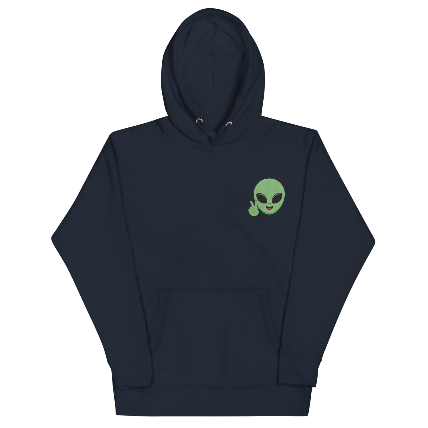 Men's Embroidered Alien Hoodie