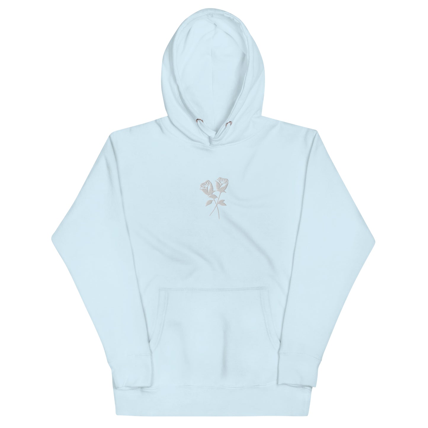 Roses Embroidered Hoodie