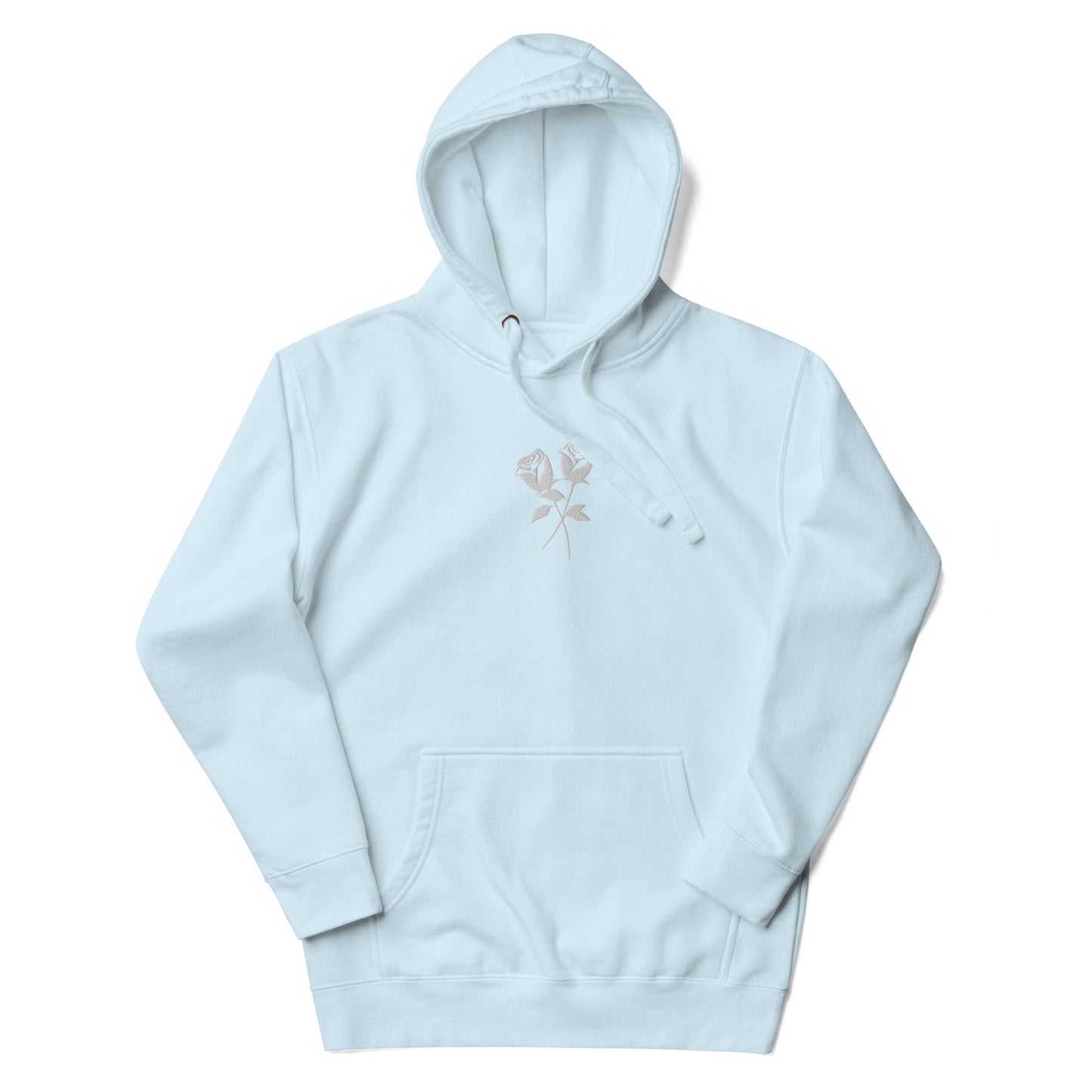 Embroidered Roses Hoodie