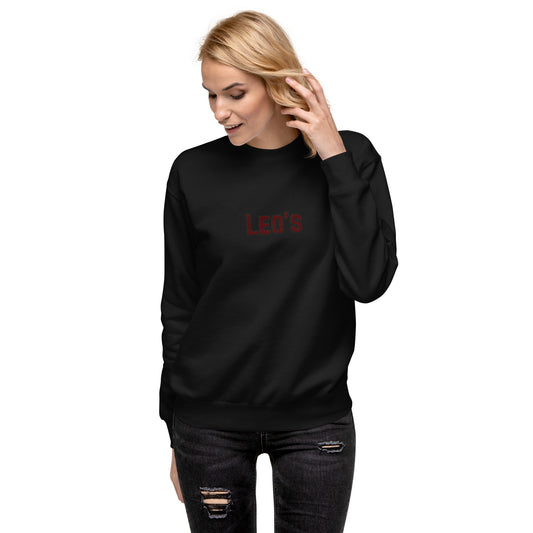 Women's Premium Embroidered Leo's Brand Sweatshirt