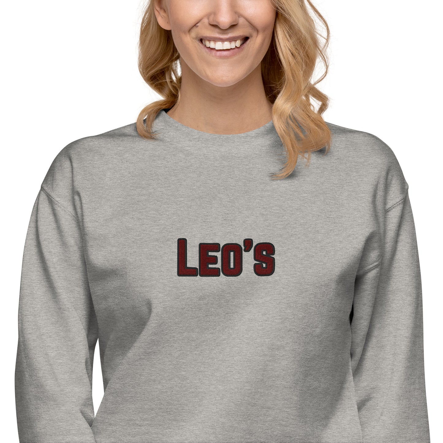 Women's Premium Embroidered Leo's Brand Sweatshirt