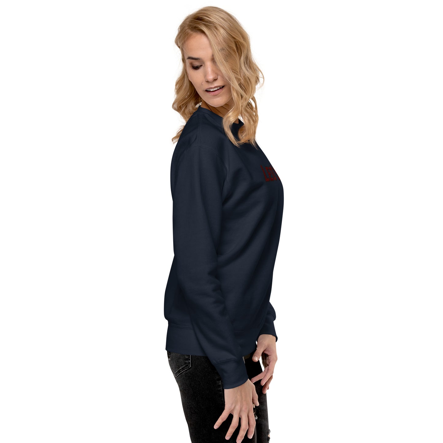 Women's Premium Embroidered Leo's Brand Sweatshirt