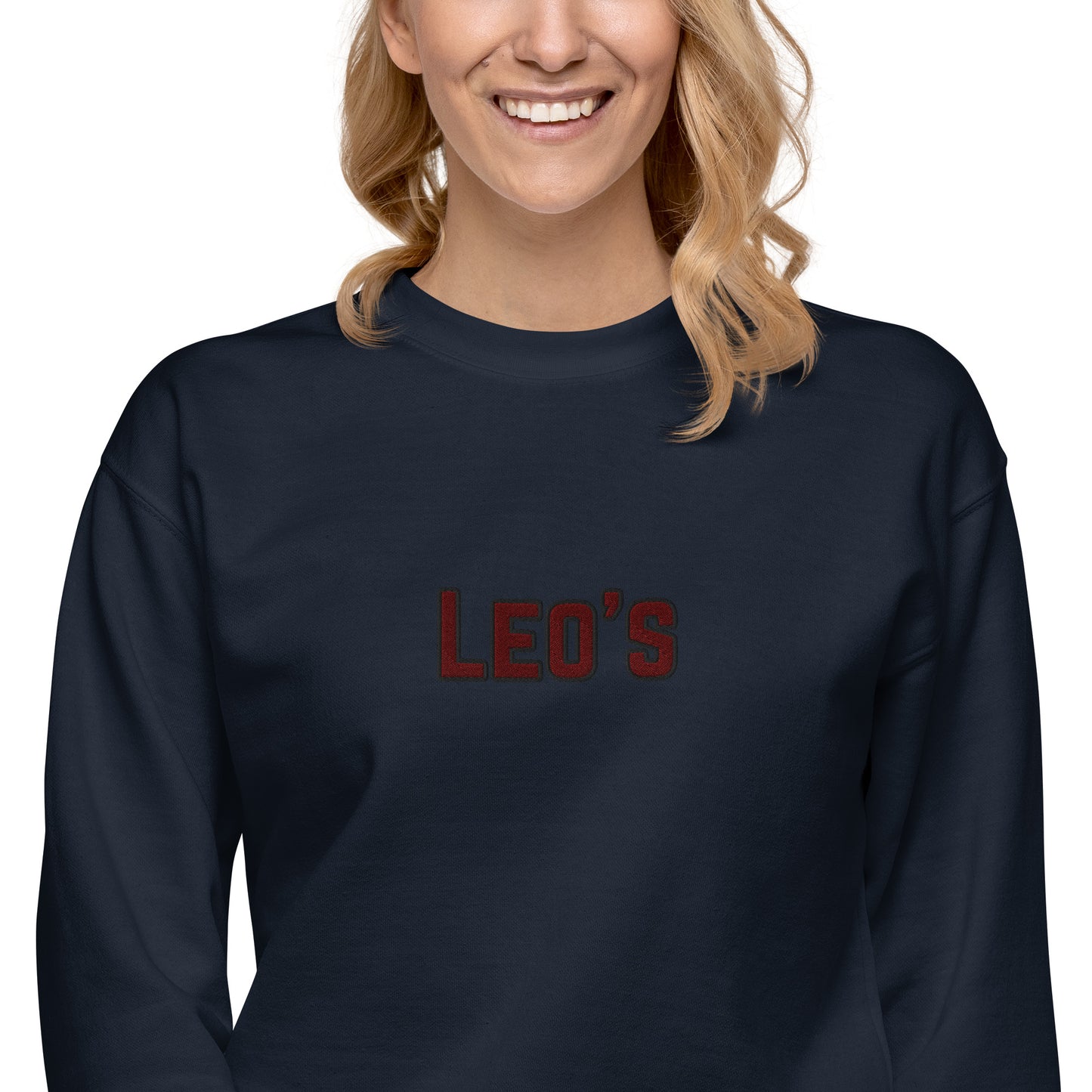 Women's Premium Embroidered Leo's Brand Sweatshirt