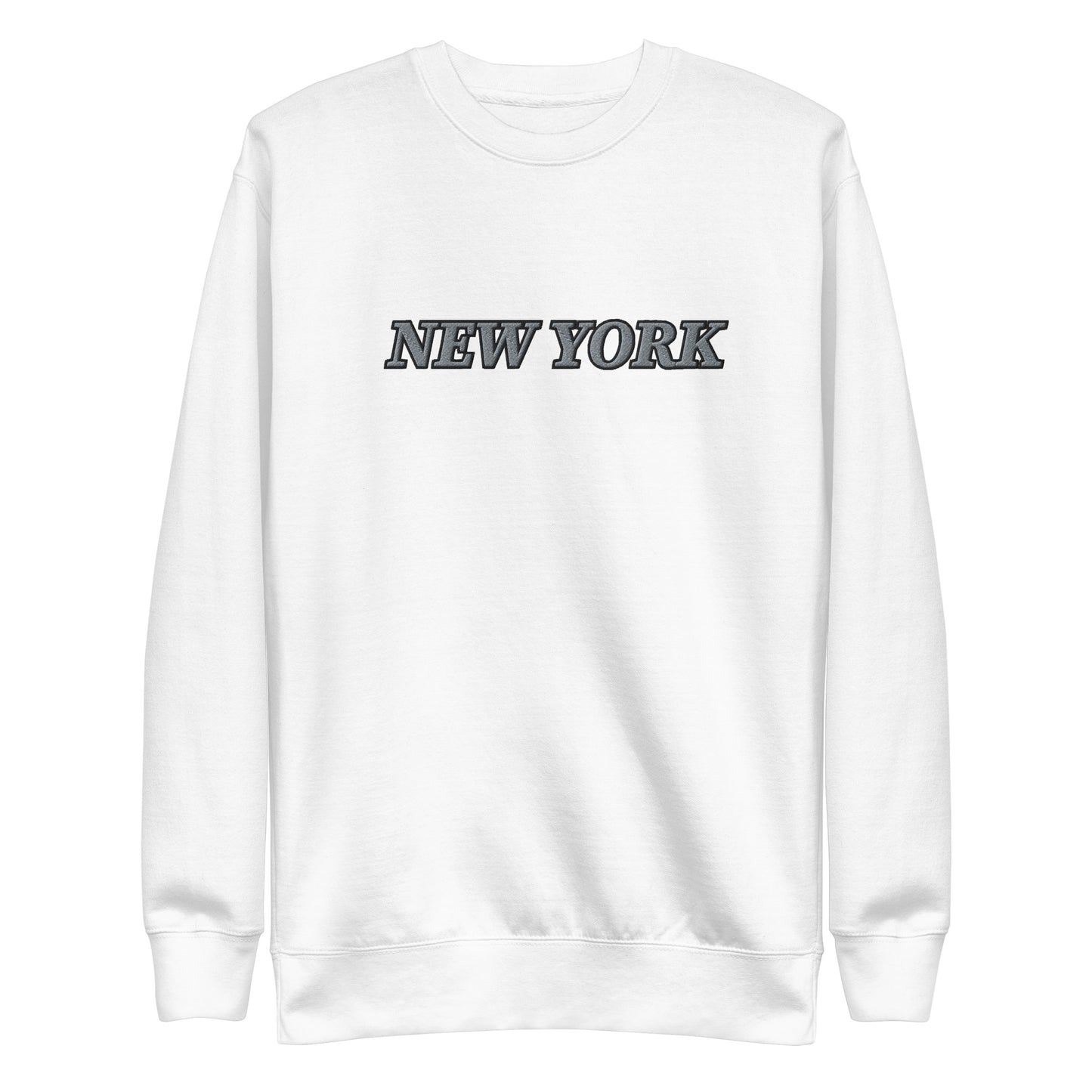 New York Premium Embroidered Sweatshirt