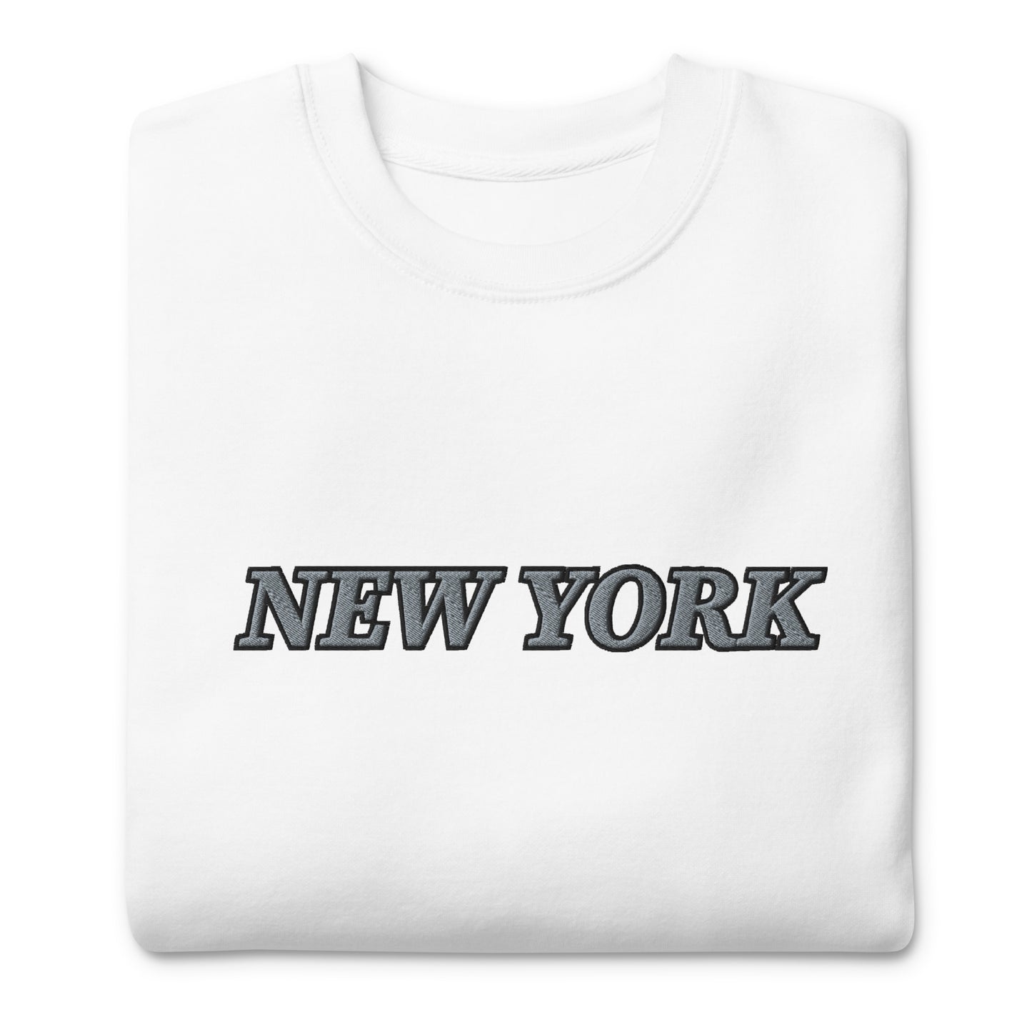 New York Premium Embroidered Sweatshirt