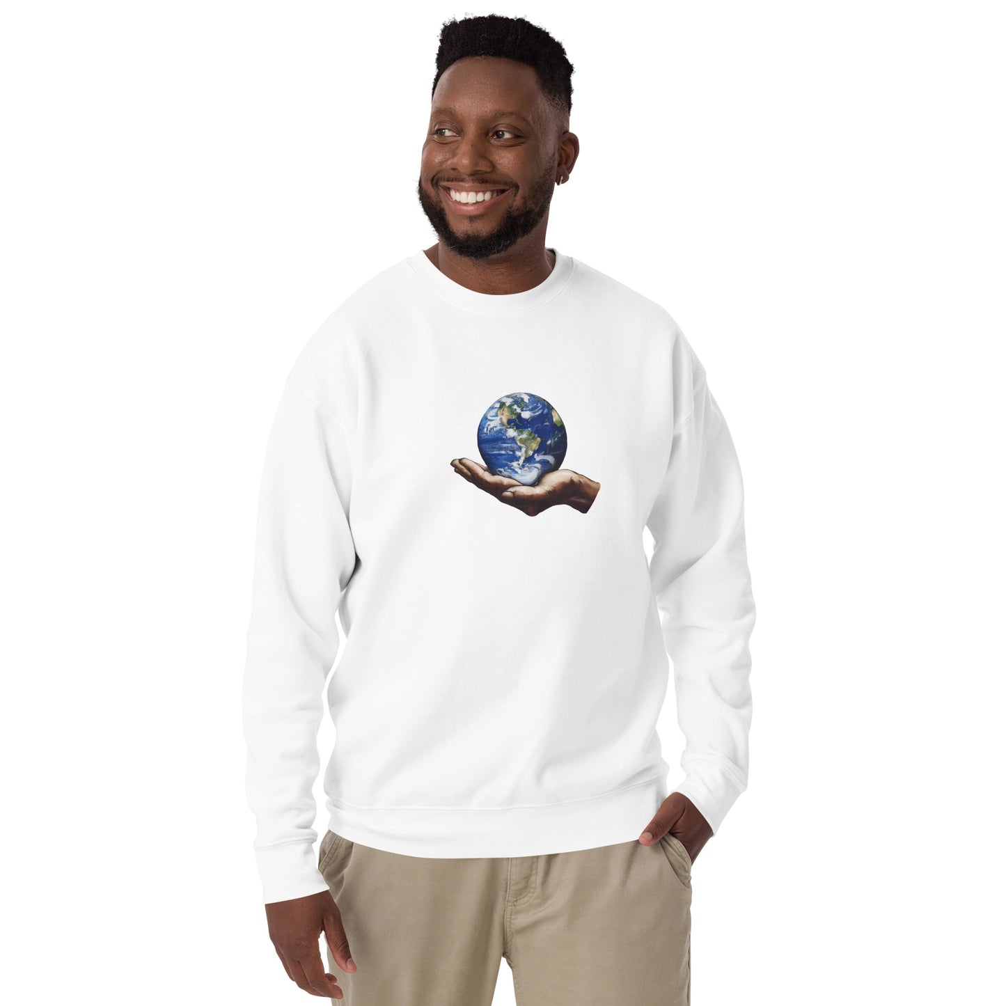 Worlds In The Palm of Your Hand  | Men's Sweatshirt