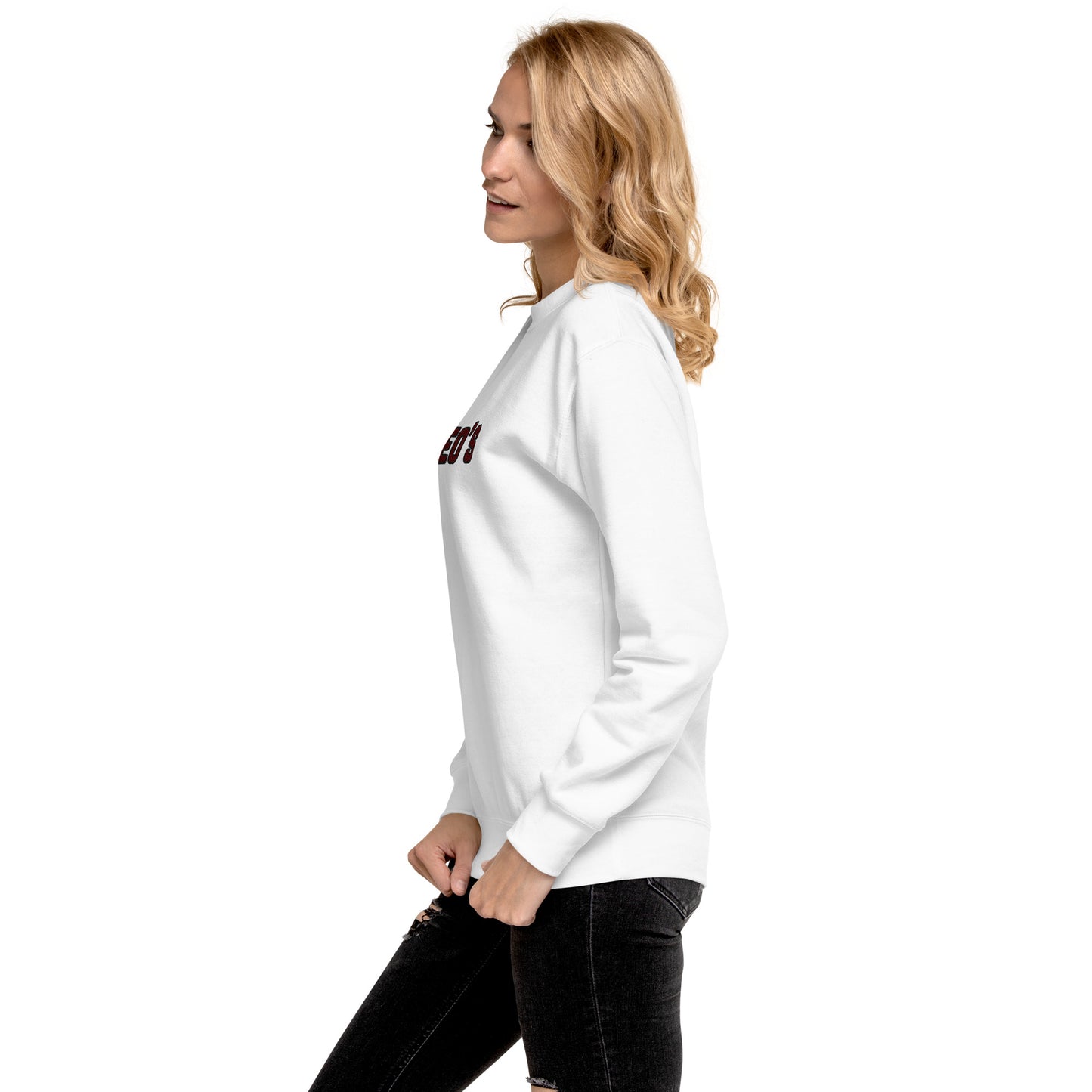 Women's Premium Embroidered Leo's Brand Sweatshirt