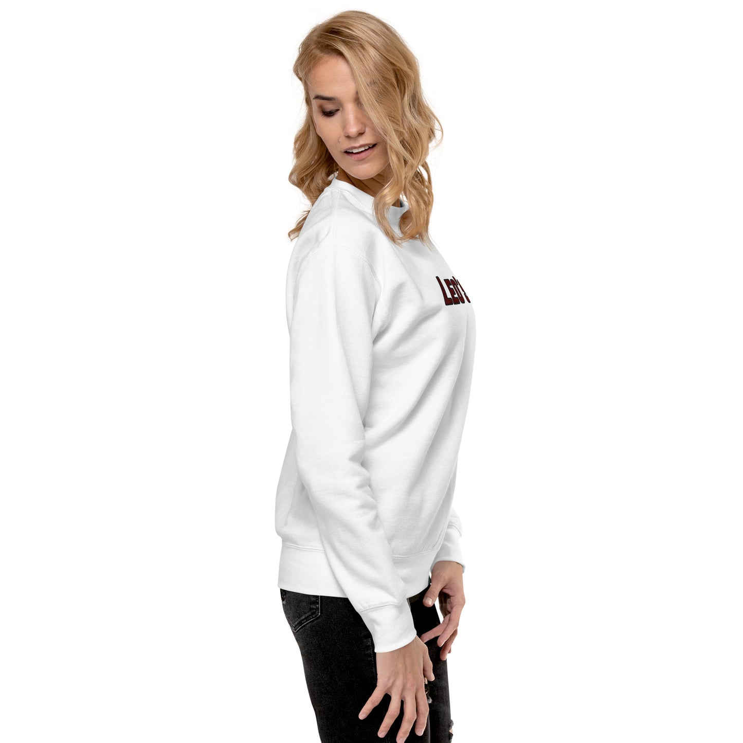 Women's Premium Embroidered Leo's Brand Sweatshirt