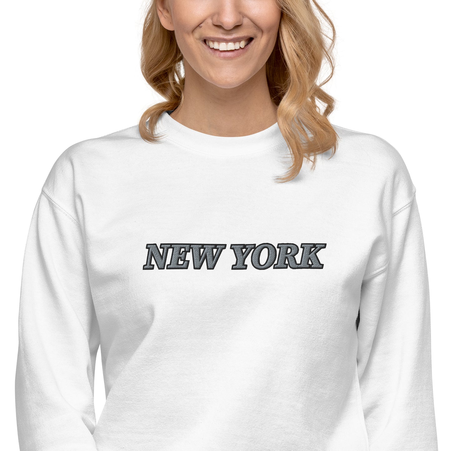 New York Premium Embroidered Sweatshirt