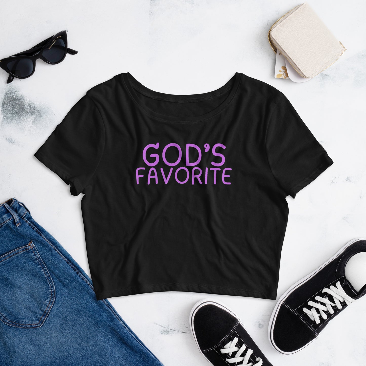 God's Favorite | Women’s Crop Tee