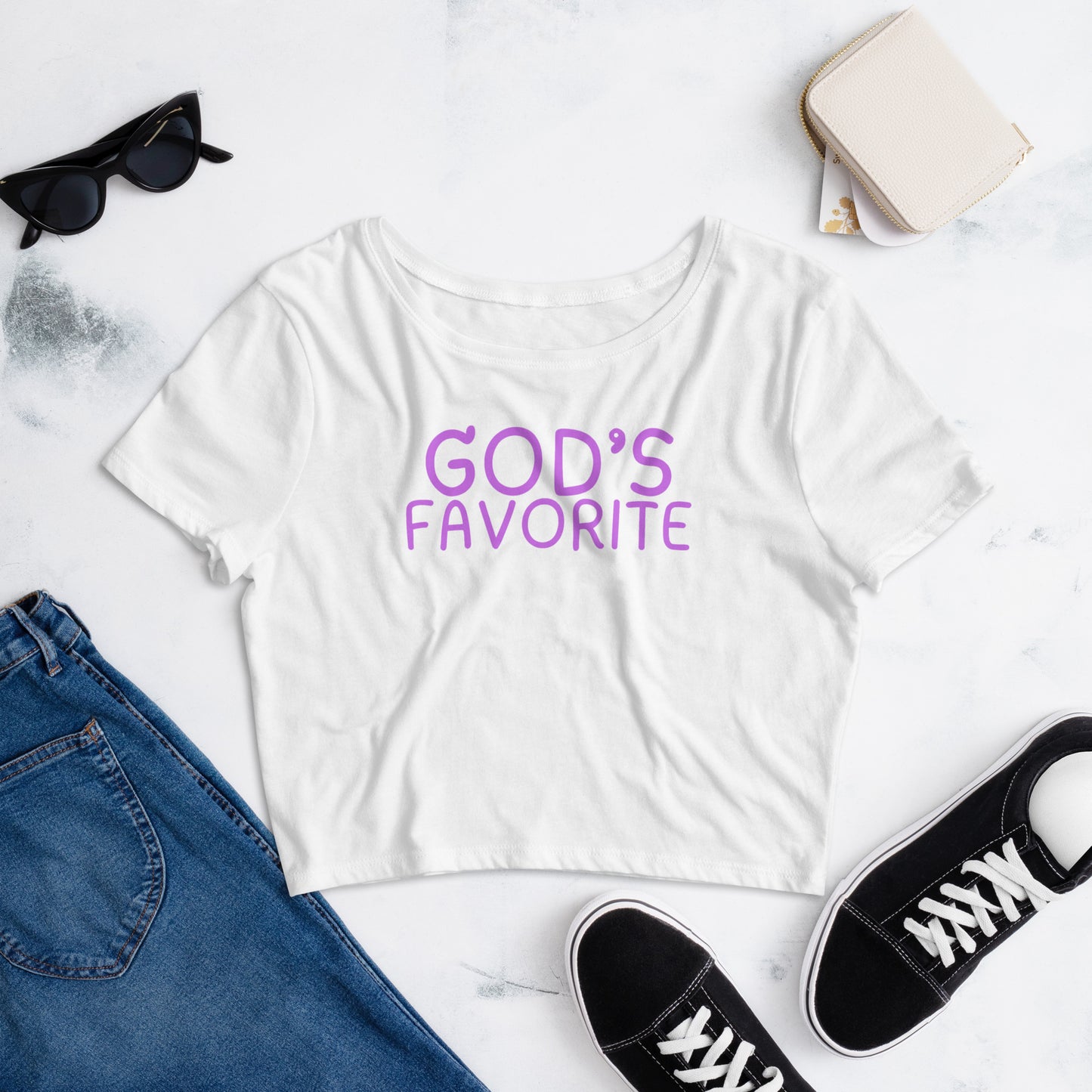 God's Favorite | Women’s Crop Tee