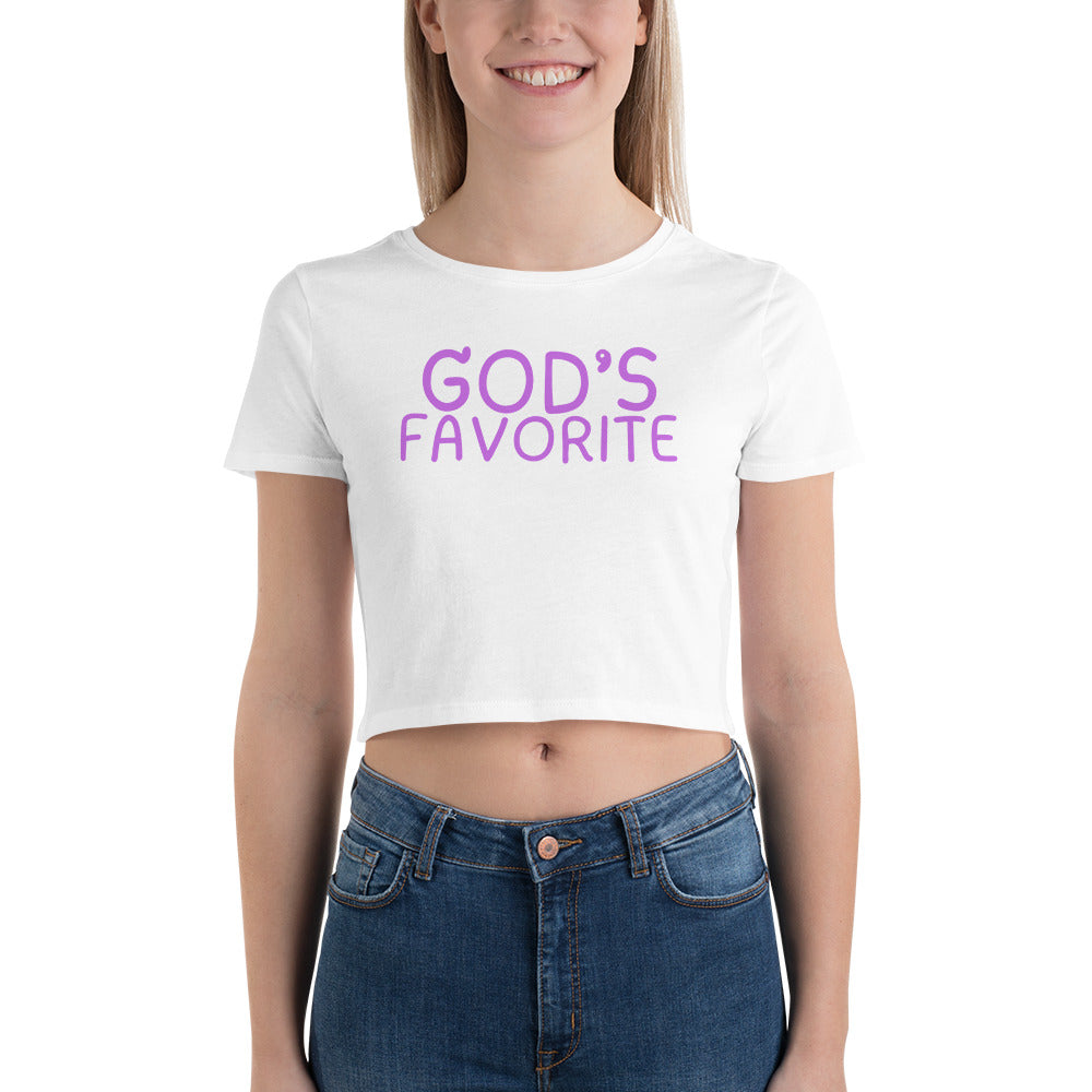 God's Favorite | Women’s Crop Tee